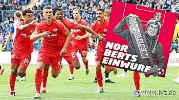 Norberts Einwurf: RB Leipzig mit Ach und Krach in die Champions League - Leipziger Volkszeitung