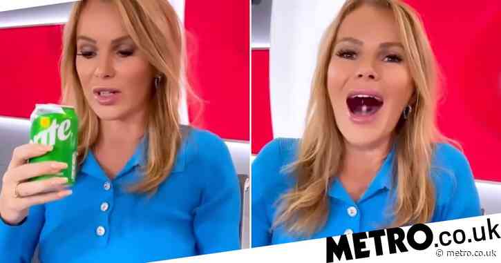 Amanda Holden lets out almighty burp as she fails Sprite challenge and we didn’t know she had it in her