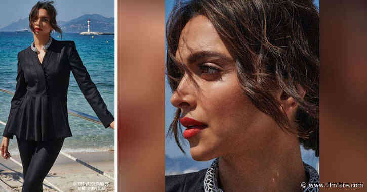 Cannes 2022: Deepika Padukone nails a powerful all-black look on Day two. See pics