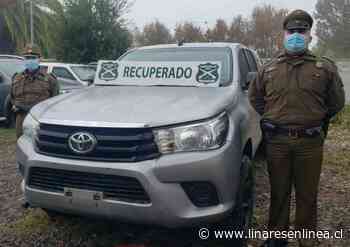 Carabineros de San Javier recuperan vehículo robado – Linares en Línea - Linares en Línea