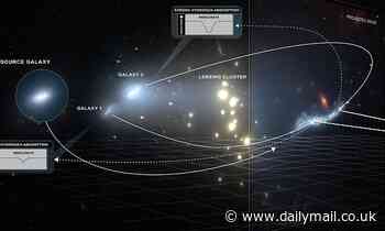 Galaxy is used as a 'cosmic telescope' to study young universe's heart