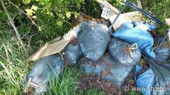 : Lutzhorn - Unzulässige Müllablagerung an der Gemeindegrenze zu Barmstedt - Zeugen gesucht | shz.de - shz.de
