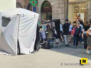 Il set del film di Albanese in centro Lecco: “ciak” in via Roma - Lecco Notizie