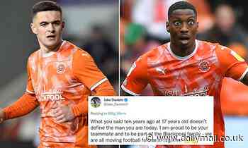 Jake Daniels insists he is 'proud' to be Marvin Ekpiteta's Blackpool team-mate