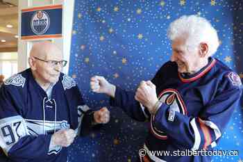 St. Albert seniors create social media buzz over hockey TikToks - St. Albert TODAY
