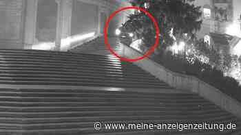 Maserati-SUV brettert Spanische Treppe hinunter – Sehenswürdigkeit beschädigt