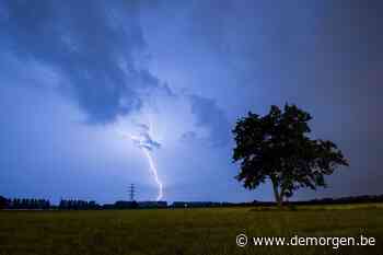 Morgen code geel voor hele land voor onweer: hier worden de buien verwacht - De Morgen