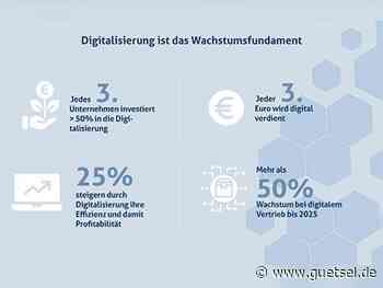Digitalisierung in der Krise lohne sich, jeder 3. Euro wird digital verdient - Gütsel