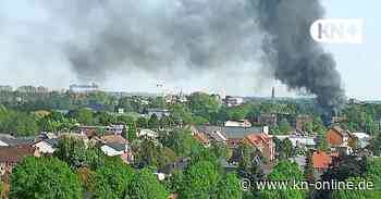 Feuer sorgt für schwarze Rauchwolke über Kronshagen - Kieler Nachrichten