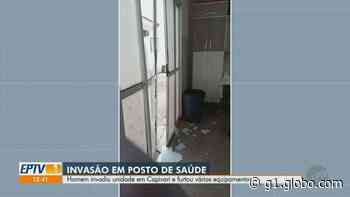 Posto de Saúde Central de Capivari é furtado; fiação e equipamentos foram levados - Globo