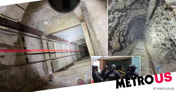 US agents bust drug tunnel from Mexico to California with 1,700 pounds of cocaine