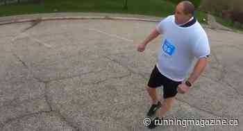 David Rush breaks T-shirt half marathon record with 111 shirts - Canadian Running Magazine