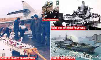 Was one of Britain's biggest naval vessels deliberately sacrificed to save Falklands flagship?