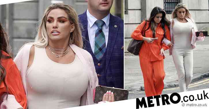 Katie Price dons skin-tight catsuit as she heads to beauty salon after 24th boob job