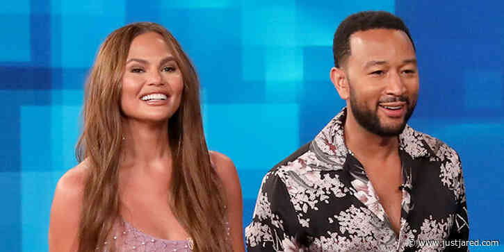 Chrissy Teigen Gets Emotional During Surprise 'Ellen' Visit with Husband John Legend - Watch Here