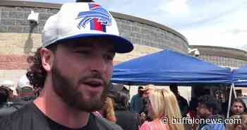 Watch now: Dawson Knox of the Buffalo Bills talks about the community - Buffalo News