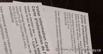 Voter information cards mailed to residents in Renfrew-Nipissing-Pembroke - PembrokeToday.ca