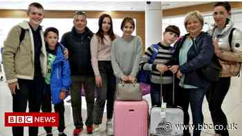 Left-behind Ukrainian orphans reunited in Scotland