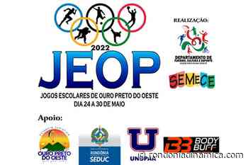 JEOP 2022: Jogos Escolares de Ouro Preto do Oeste acontecem de 24 a 30 de maio - Rondônia Dinâmica