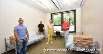 Notunterkünfte in Aachen: Behördenhaus bietet jetzt Platz für 49 Flüchtlinge