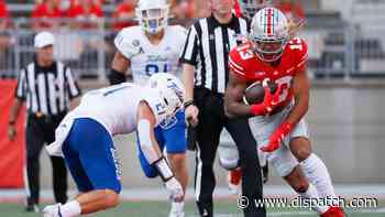 Ohio State football star Gee Scott Jr. befriends homeless man - The Columbus Dispatch