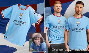 Man City unveil new home kit inspired by club legend Colin Bell and their iconic teams of the 1960s