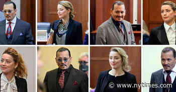 In Court, Johnny Depp and Amber Heard Dress to Suggest