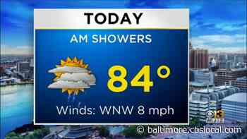 Maryland Weather: Rain Stopping, Alert Day On Saturday