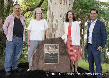 Plaque honours site of historic Maryborough homes - Australian Seniors News