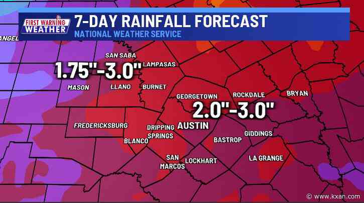 Soaking rain, cooler temps looking likely next week