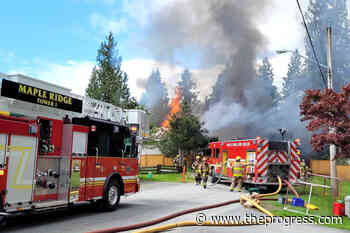 Explosions and sounds of ammunition popping from Maple Ridge house fire – Chilliwack Progress - Chilliwack Progress