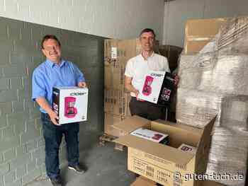 Stadt Iserlohn freut sich über eine Spende der Firma Cloer: 480 Küchengeräte für geflüchtete Menschen aus der Ukraine - Der TACH!