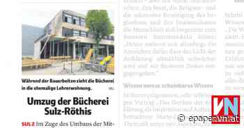 Umzug der Bücherei Sulz-Röthis - Vorarlberger Nachrichten | VN.AT