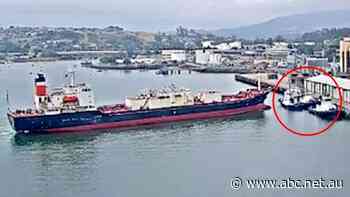 TasPorts starts court action against cement ship Goliath's owner over Devonport sunken tugboats - ABC News