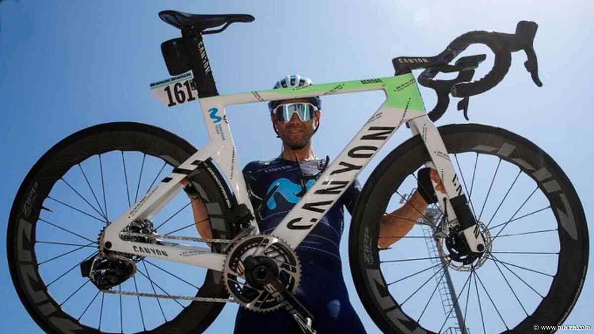 La espectacular nueva bicicleta de Alejandro Valverde: la bala para la última bala - Marca.com