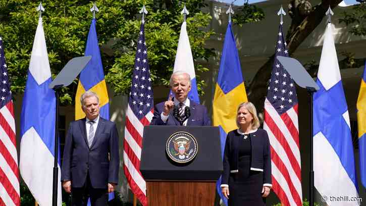 Biden says Finland, Sweden should be accepted into NATO