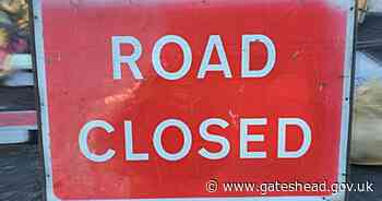 Emergency road closure - sink hole on A694 at Hamsterley Mill, County Durham - Gateshead Council