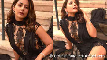Cannes 2022: Hina Khan stuns in a glamorous black dress as she gears up for her second appearance