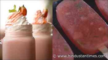 Recipes: Double Strawberry Milkshake, Watermelon Lolly are best summer quenchers - Hindustan Times