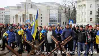 Ukraine-Krieg: So widersetzen sich die Bewohner von Cherson
