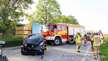 Feuerwehren bei Unfall in Bruckmühl im Einsatz – wohl zwei Verletzte