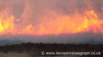 Darwen: Huge wildfire breaks out on moorland