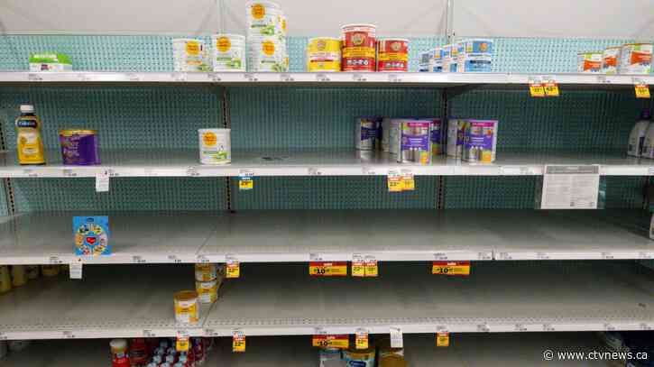 Health Canada warns of formula shortage for babies with food allergies