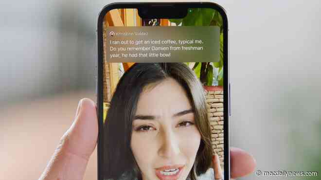 Apple adds live captions to iPhone, iPad, and Mac