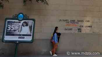 Vandalizan un lugar histórico y emblemático de Buenos Aires con una pintada publicitaria - MDZ Online