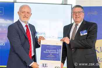 Volksbank Hohenzollern-Balingen verpflichtet sich im Klimabündnis des Landes der Nachhaltigkeit - Zollern-Alb-Kurier