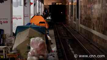 How Ukrainian evacuees are staying hidden in subways