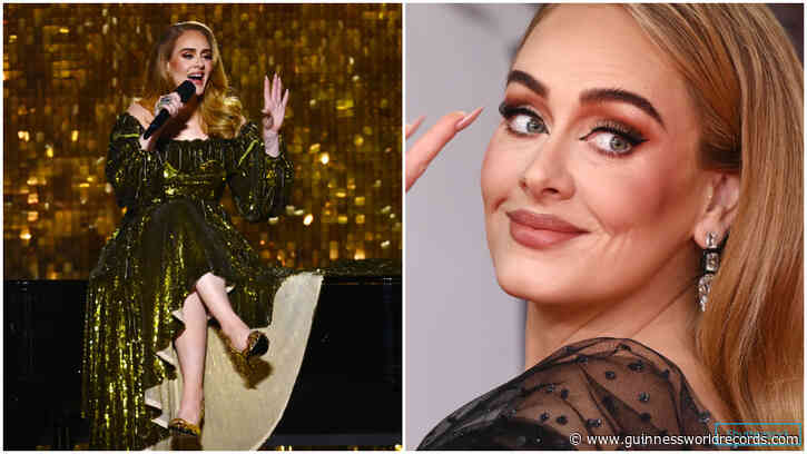 Five times Adele broke records while making us sob - Guinness World Records