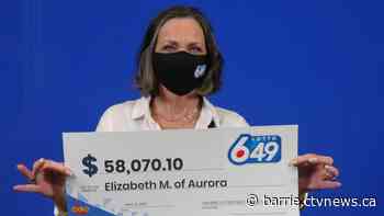 Lottery winner from Aurora, Ont., plans to pay off her mortgage - CTV News Barrie