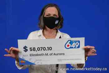 'I thought it was crazy': Aurora resident surprised to win $58K - NewmarketToday.ca